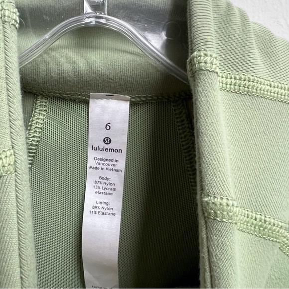 LULULEMON Define Jacket Full Zip Willow Green Women’s Size 6 Spring Easter Gym - Picture 3 of 9